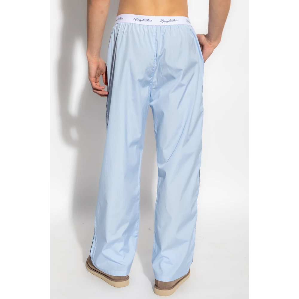 Sporty & Rich Pyjamabroek uit de Wall Street collectie Blue Heren