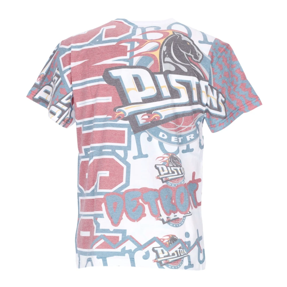 Mitchell & Ness NBA Jumbotron 2.0 Tee Detroit Pistons Multicolor Heren