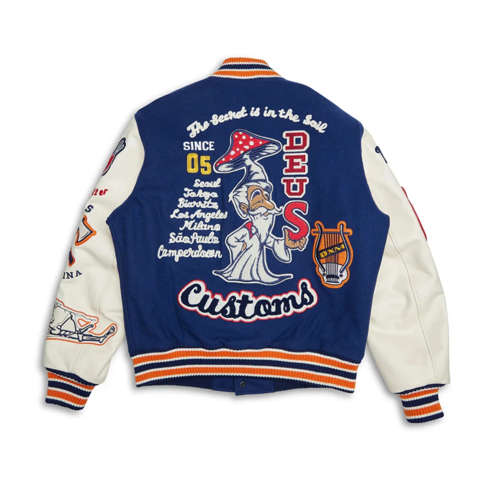 Deus Ex Machina Amanita Varsity Jacket Multicolor Heren