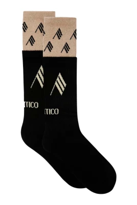 Double-cuff Logo Socks