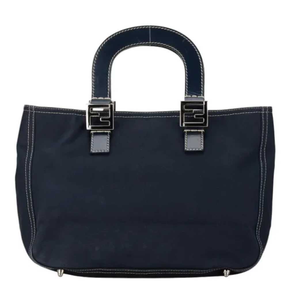 Fendi Vintage Pre-owned Canvas fendi-bags Blue Dames