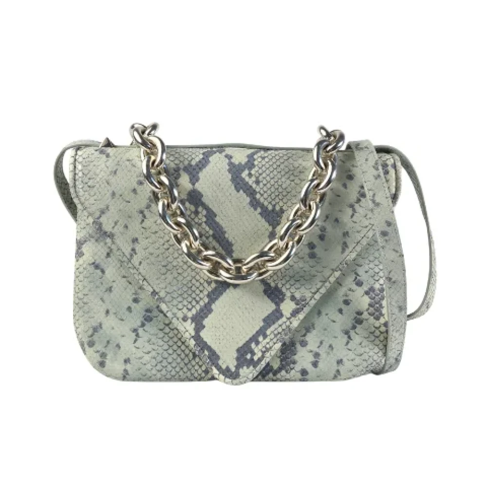 Bottega Veneta Vintage Pre-owned Leather shoulder-bags Green Dames