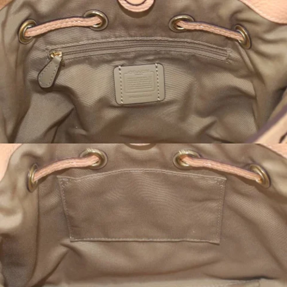 Coach Pre-owned Fabric handbags Orange Dames