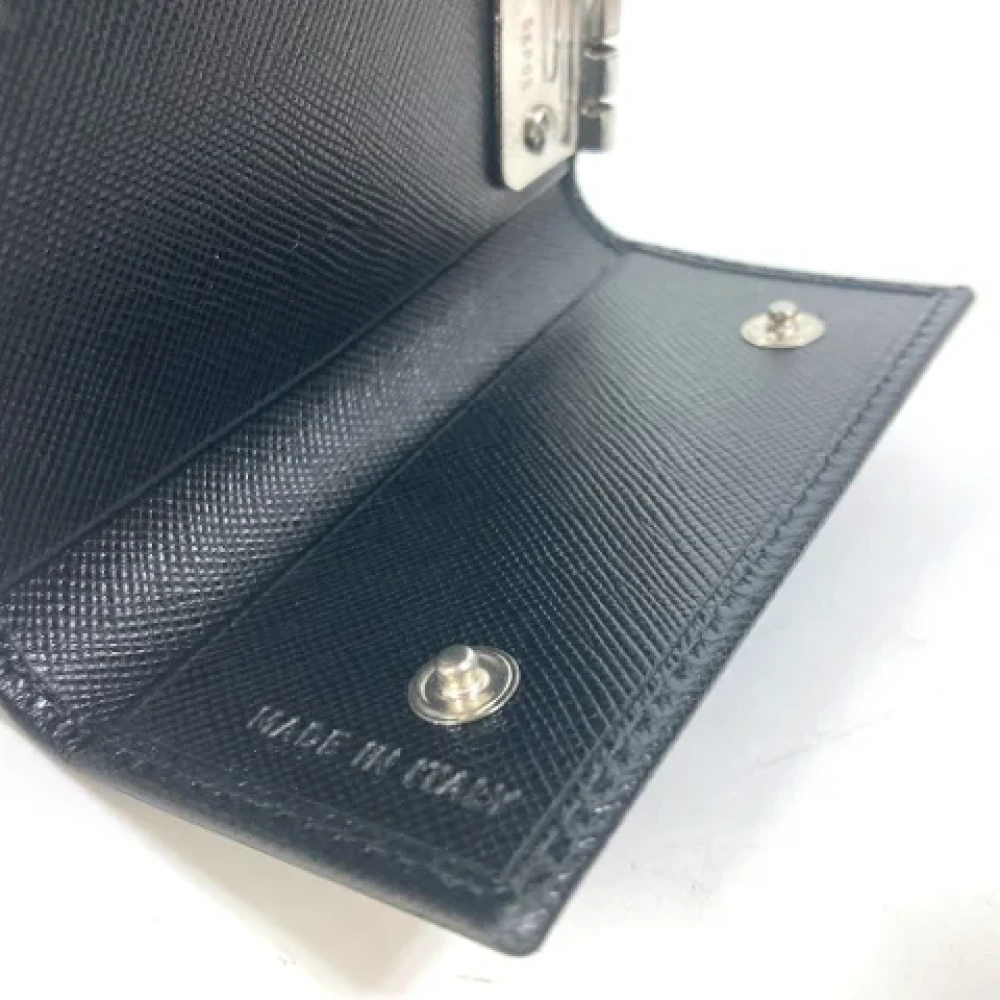 Prada Vintage Pre-owned Fabric key-holders Black Dames