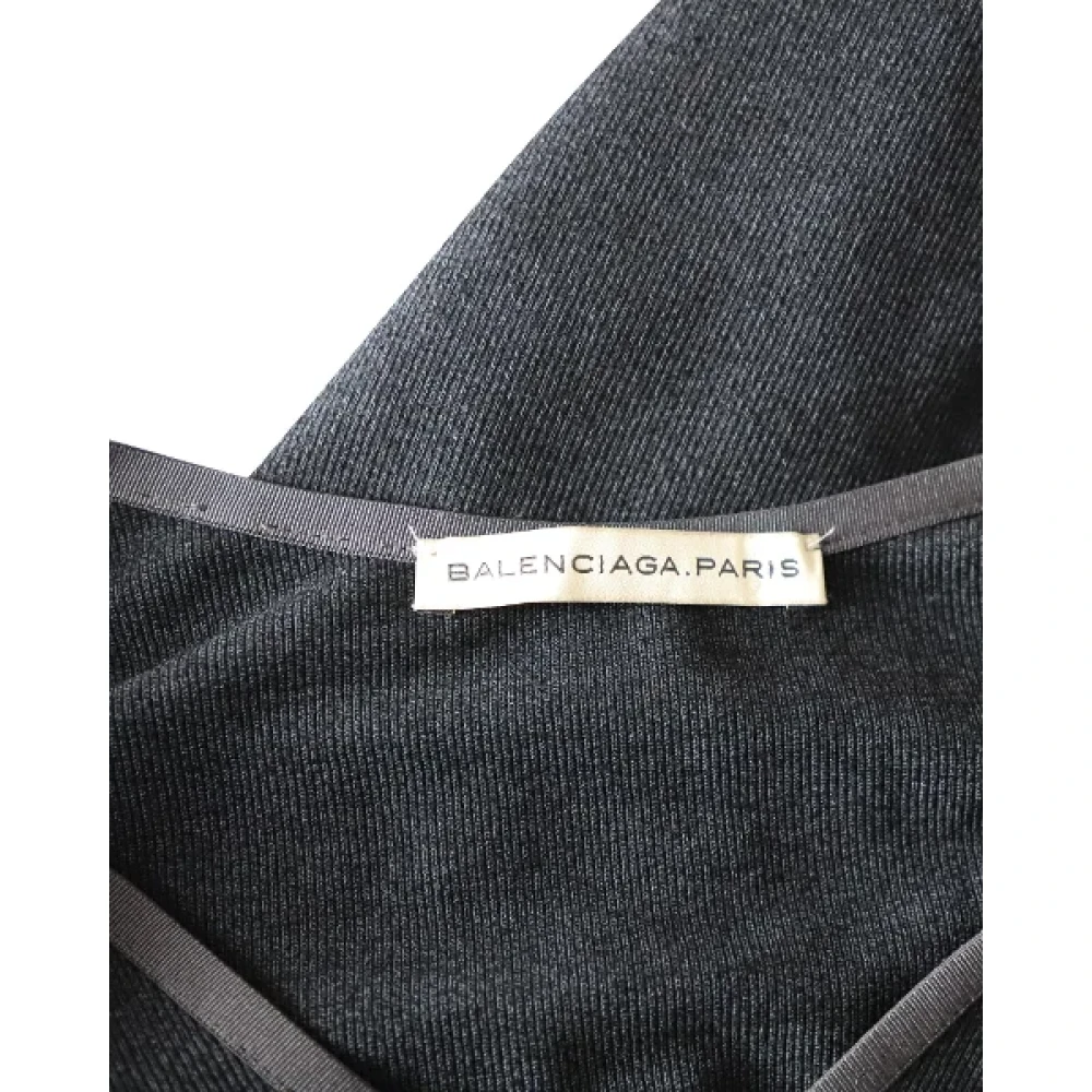 Balenciaga Vintage Pre-owned Cotton tops Black Dames