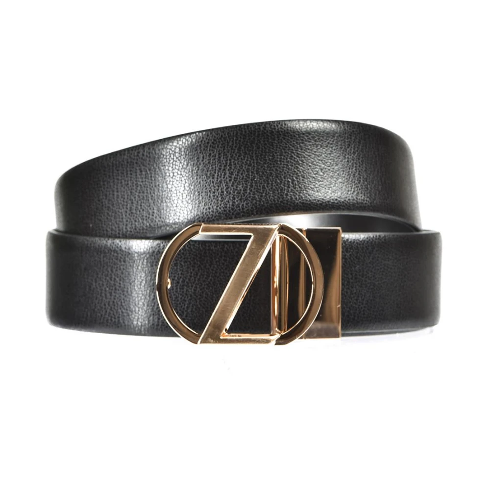Zegna Black Belts, Male, 110 Cm, Belt