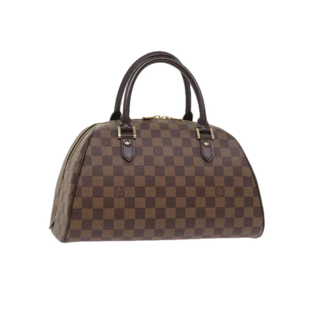 Louis Vuitton Vintage Pre-owned Canvas handvskor Brown, Dam