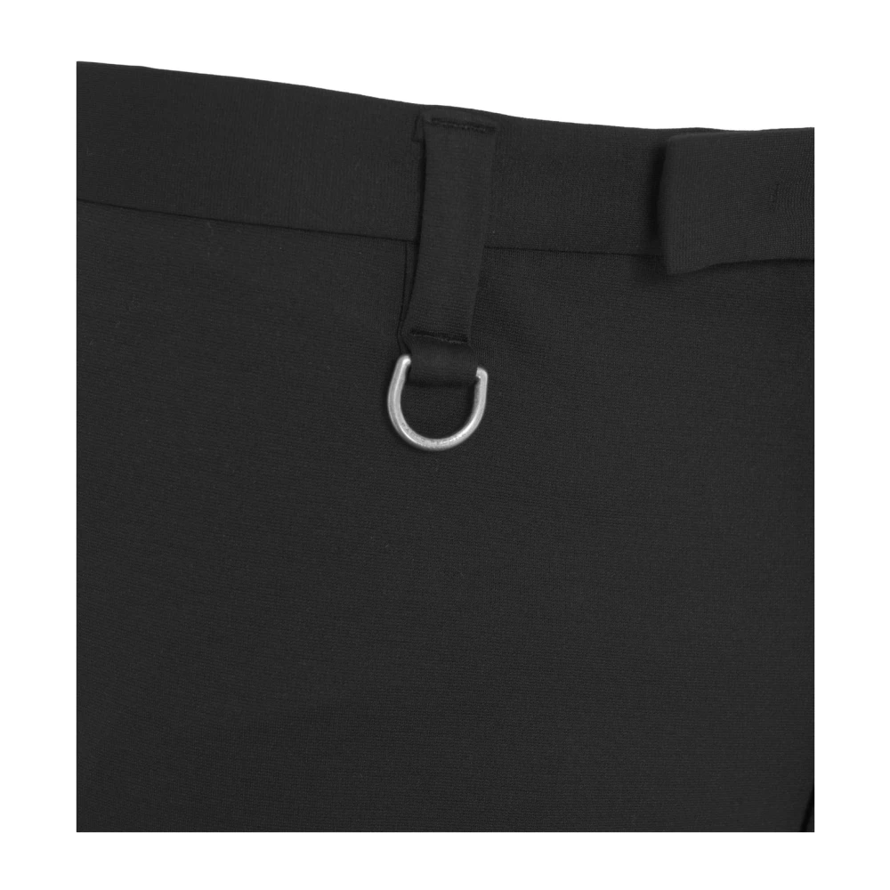Paolo Pecora Zwarte Jersey Chino Broek Black Heren