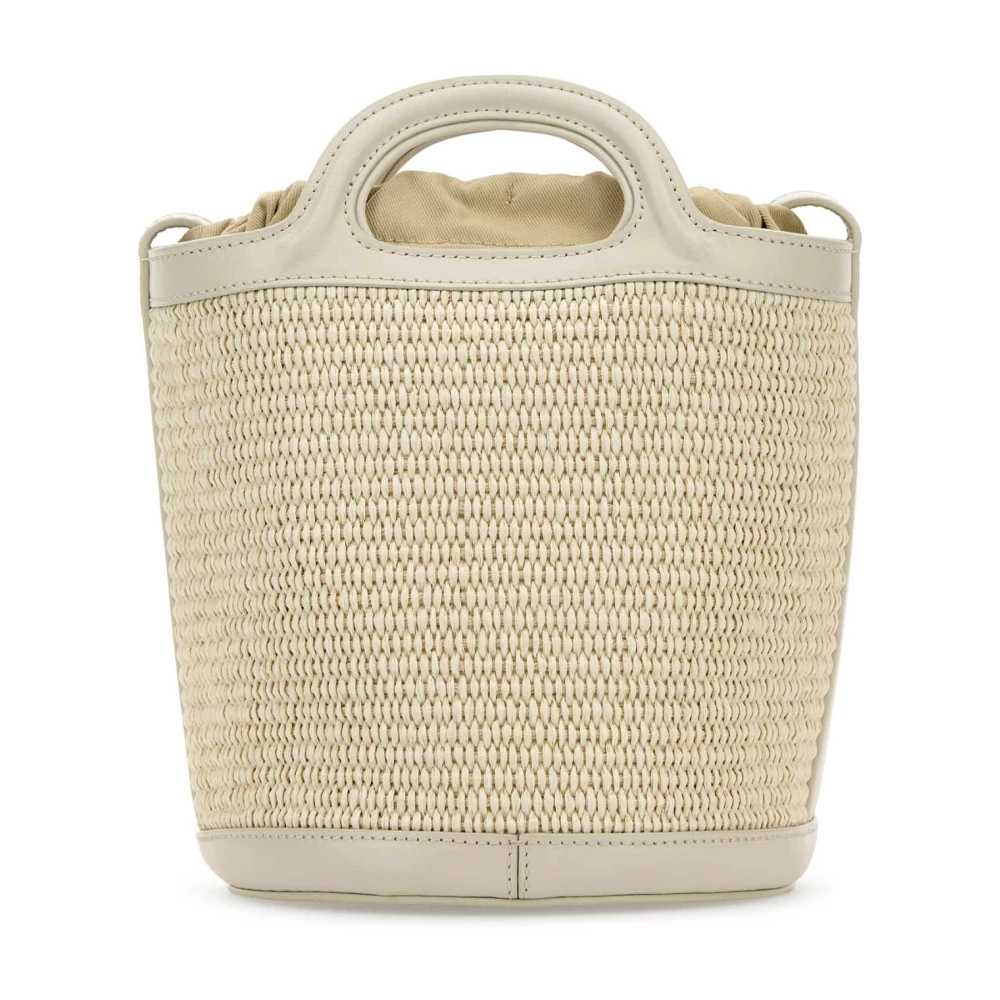 Marni Tropicalia Bucket Tas Beige Dames