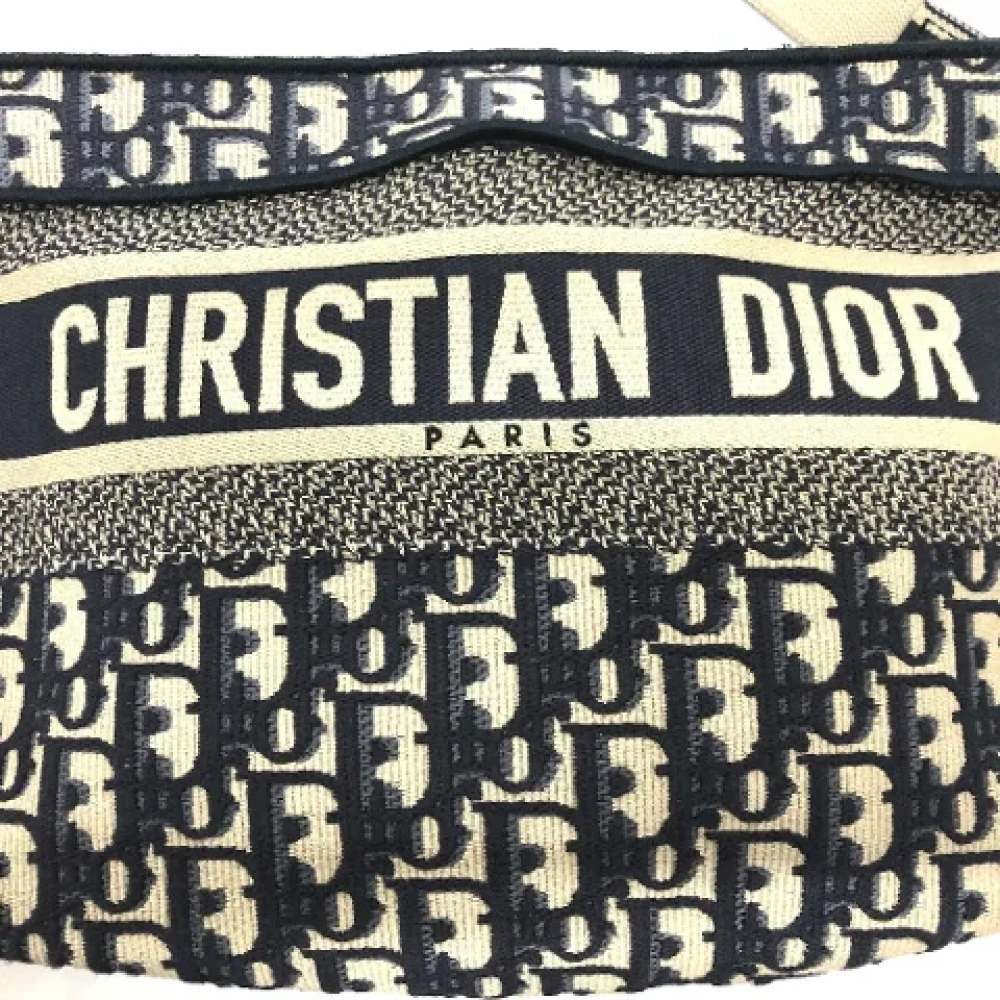 Dior Vintage Pre-owned Fabric dior-bags Blue Dames