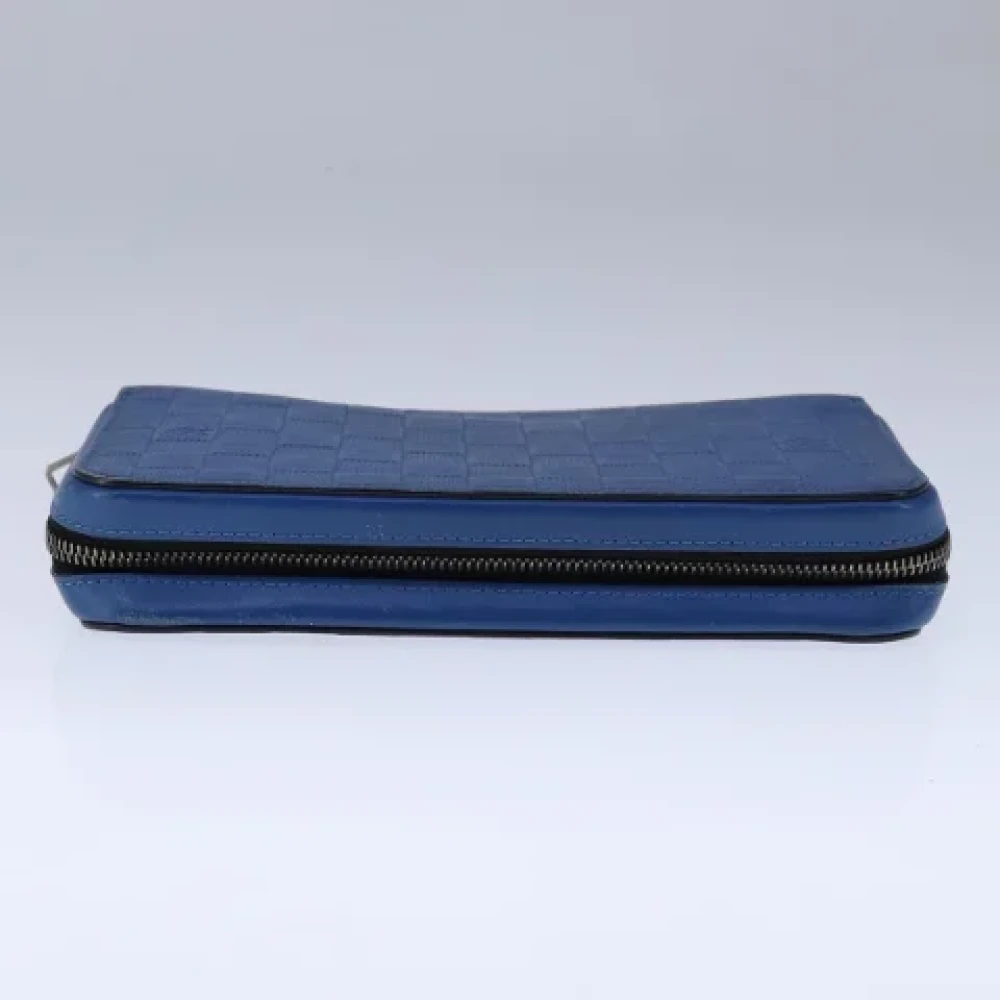 Louis Vuitton Vintage Pre-owned Leather clutches Blue Dames