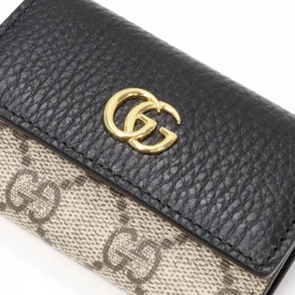Gucci Vintage Pre-owned Canvas key-holders Black Dames