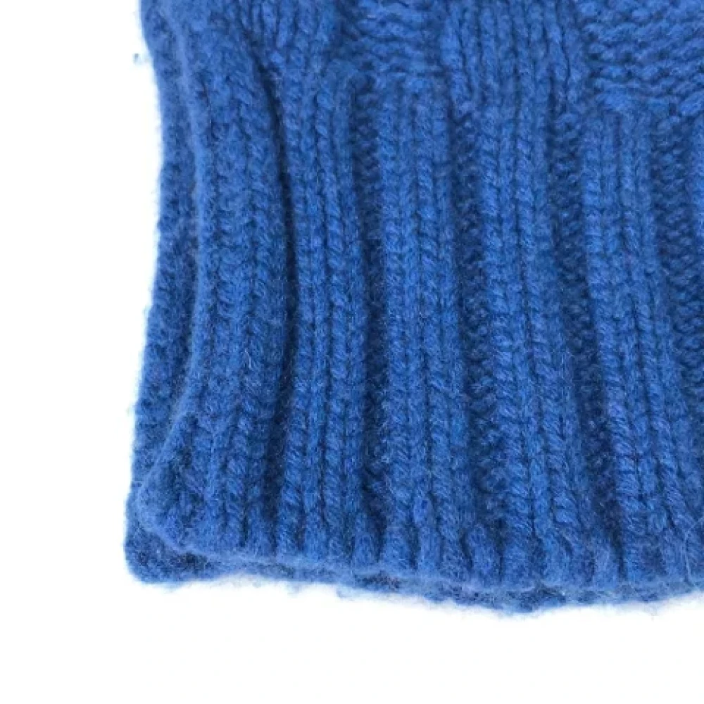 Louis Vuitton Vintage Pre-owned Cashmere scarves Blue Dames