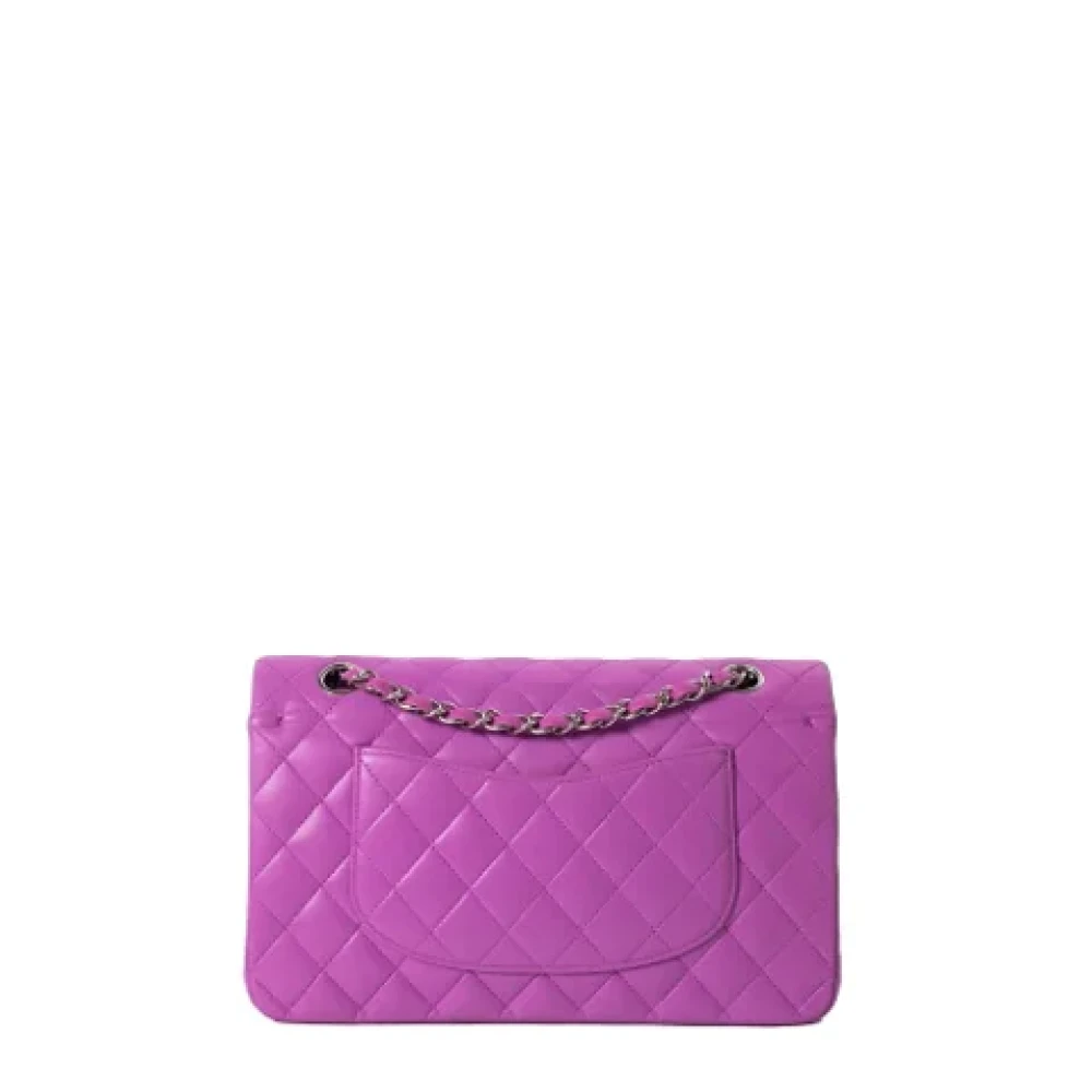 Chanel Vintage Pre-owned Leather chanel-bags Purple Dames