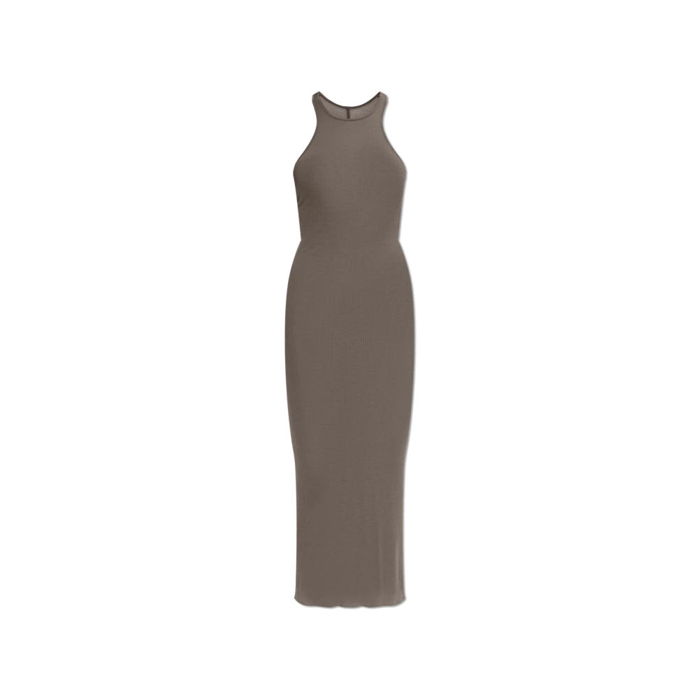 Rick Owens , Midi Dresses, Female, Gray, M, Tank Midi Dress