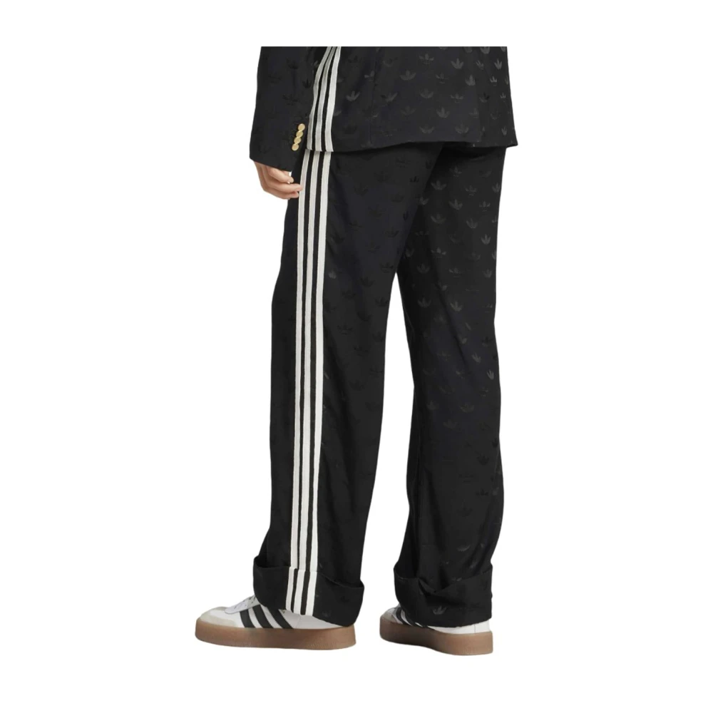 Adidas Premium Jacquard Sweatpants Black Dames