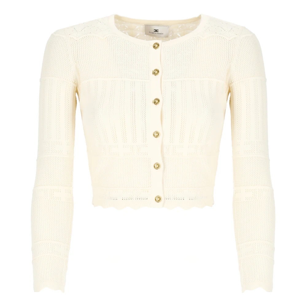 Knitwear > Cardigans - - Elisabetta Franchi - Modalova