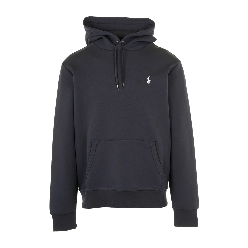 Polo Ralph Lauren Men's Blue Hoodies, 2XL, Jumper Hoodie Double Knit