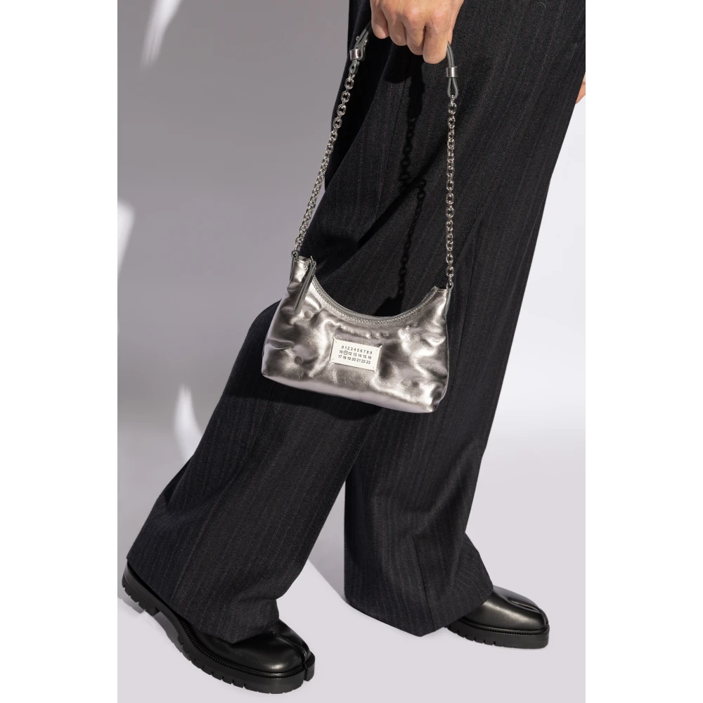 Maison Margiela Schoudertas Glam Slam Micro Gray Unisex
