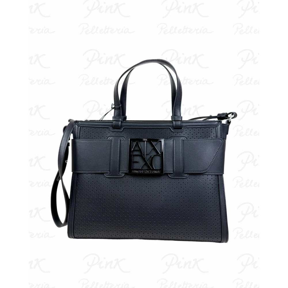 Armani Exchange Donna Nero Borse, Taglia Unica, New,