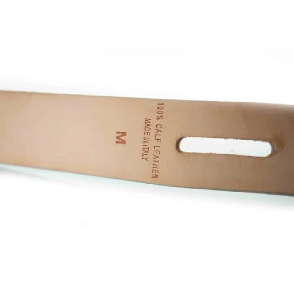 Isabel Marant Pre-owned Leather belts Beige Dames