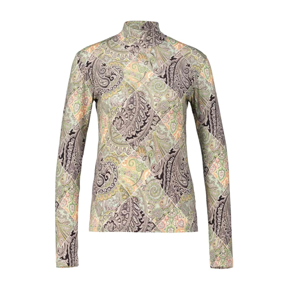 ETRO Paisley Print Shirt met Lange Mouwen Multicolor Dames