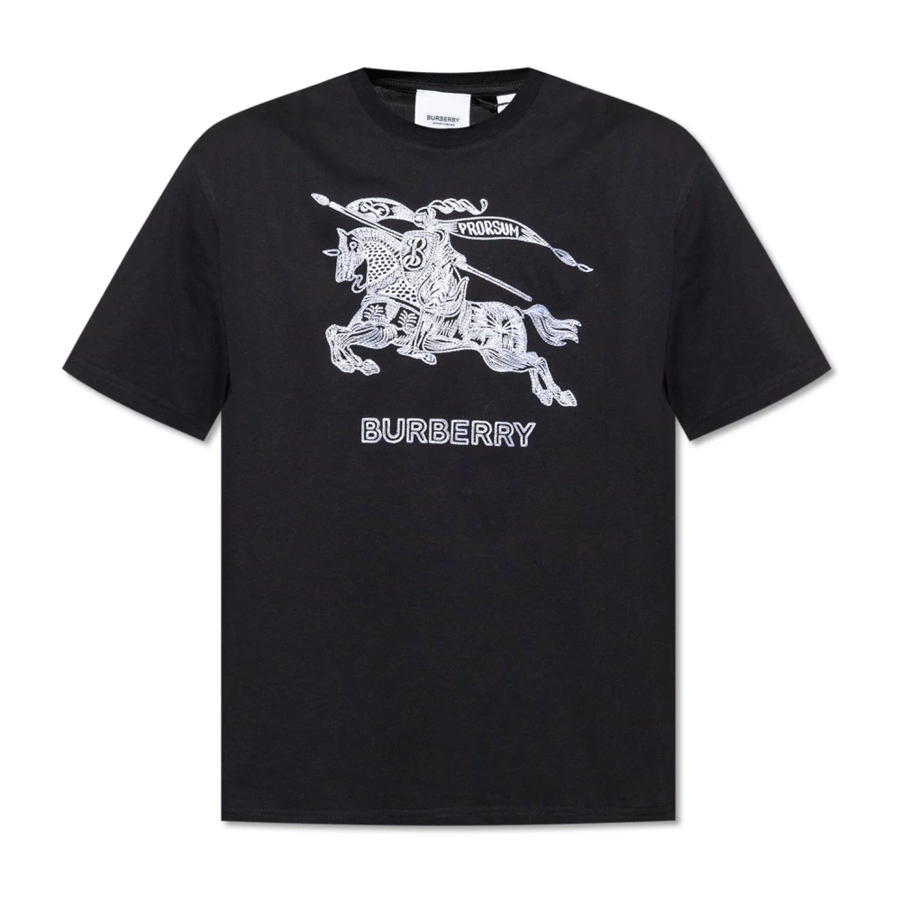 Burberry T-shirt med logotyp Black, Herr