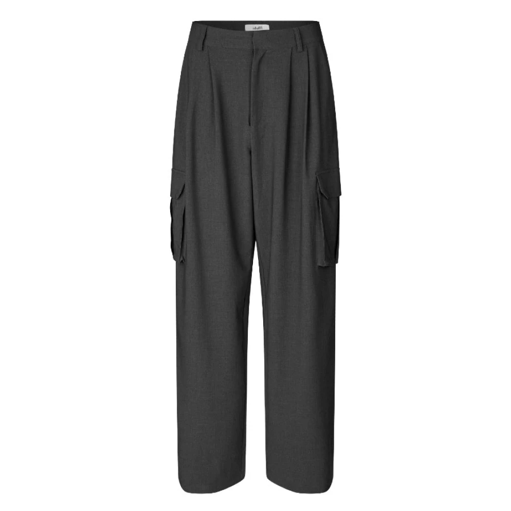 MbyM Grijze cargo broek Valo Gray Dames