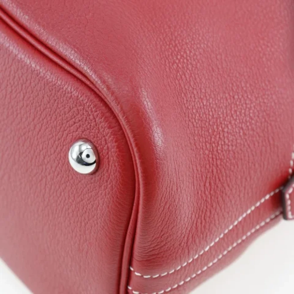Hermès Vintage Pre-owned Fabric handbags Red Dames