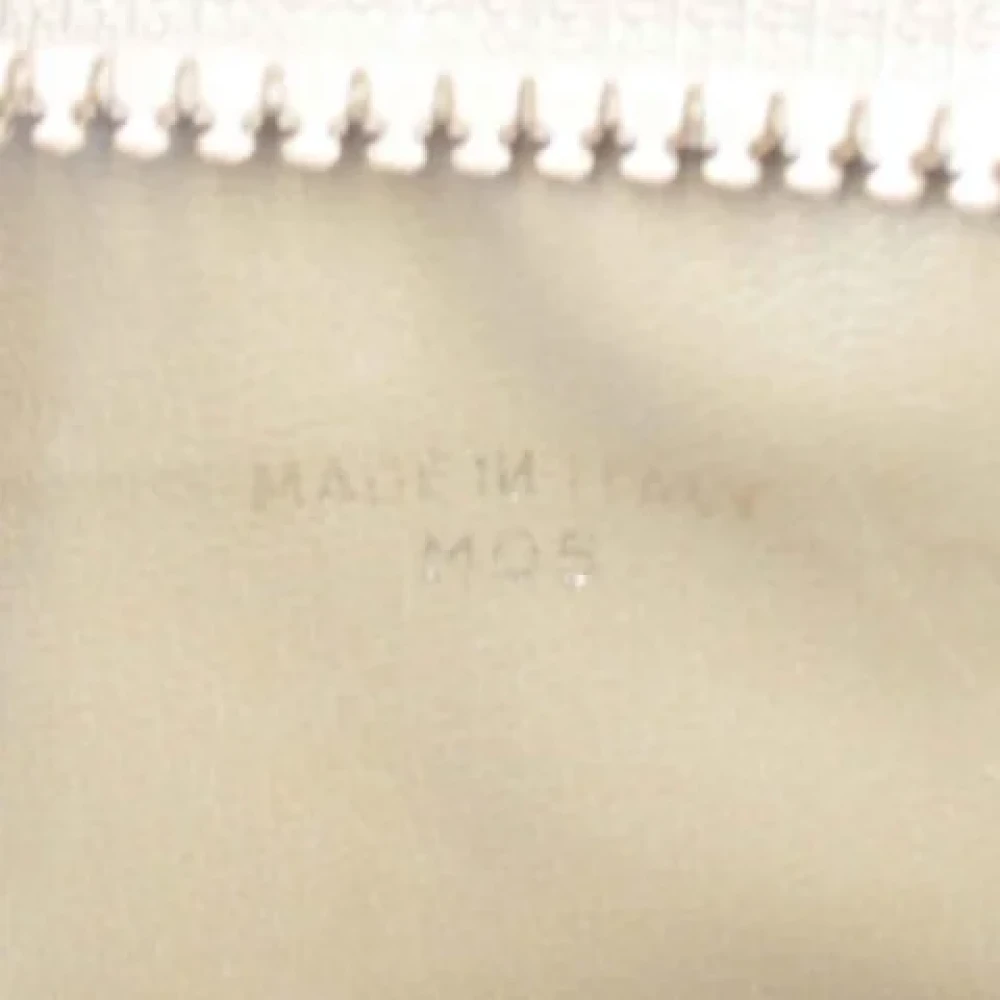 Celine Vintage Pre-owned Canvas clutches Beige Dames