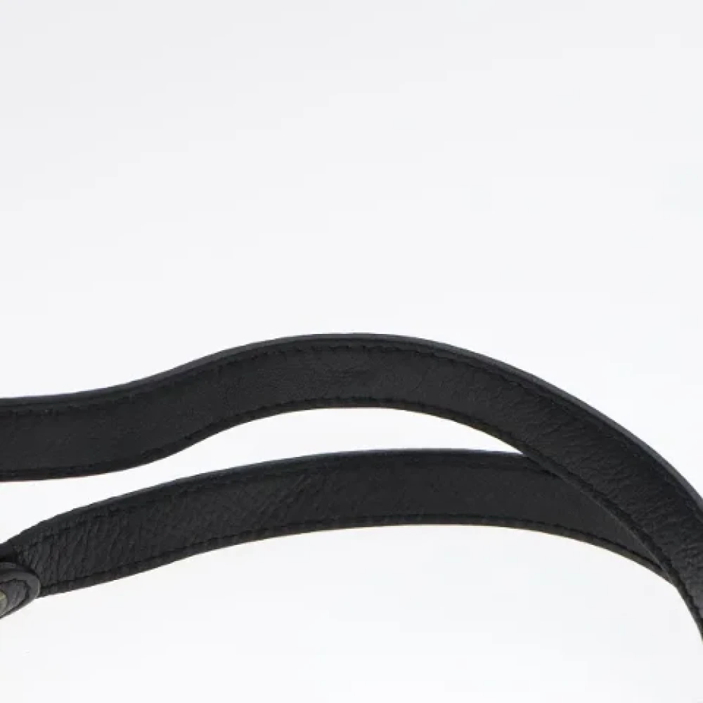 Celine Vintage Pre-owned Leather shoulder-bags Black Dames
