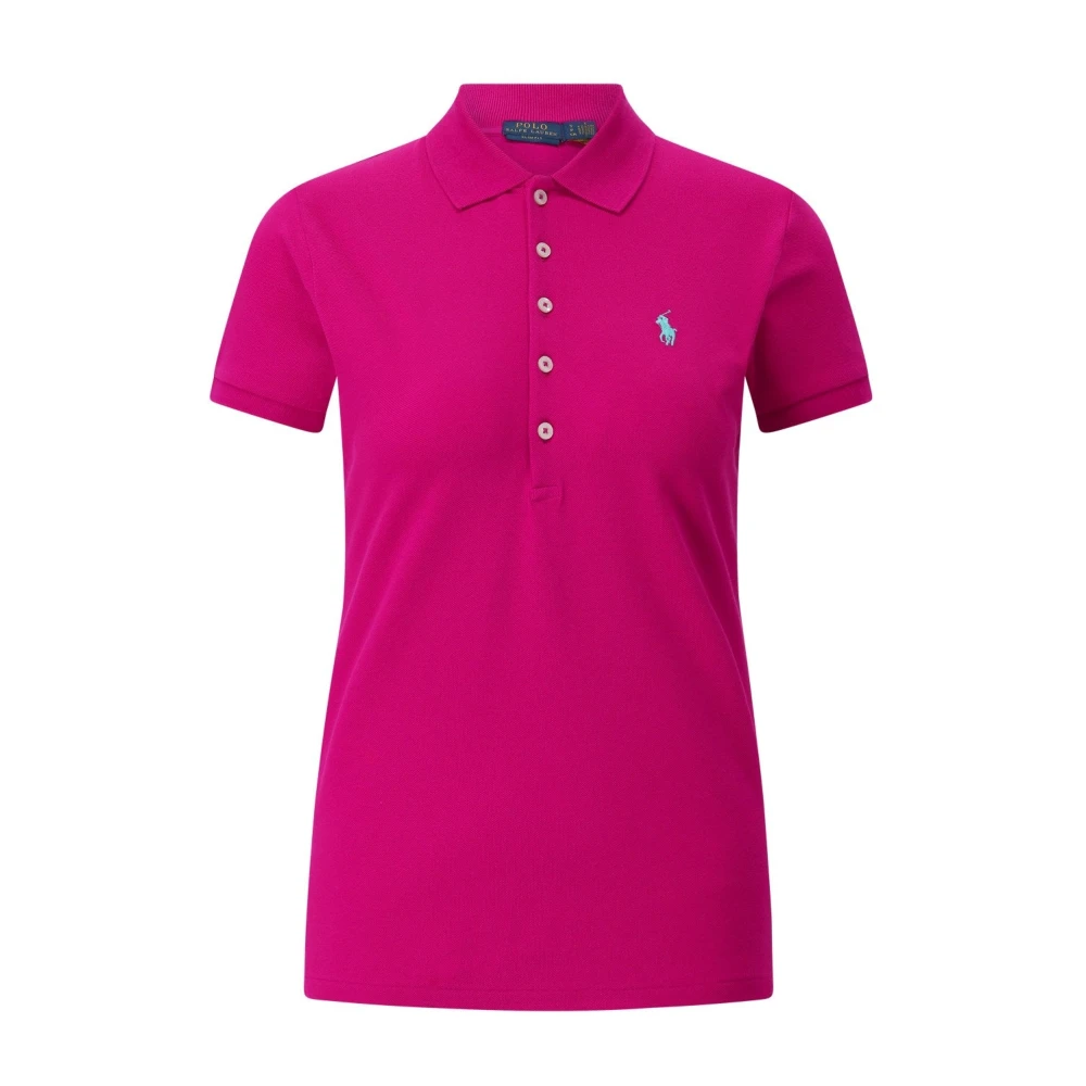 Polo Ralph Lauren Donna Rosa Polo Classico In Cotone