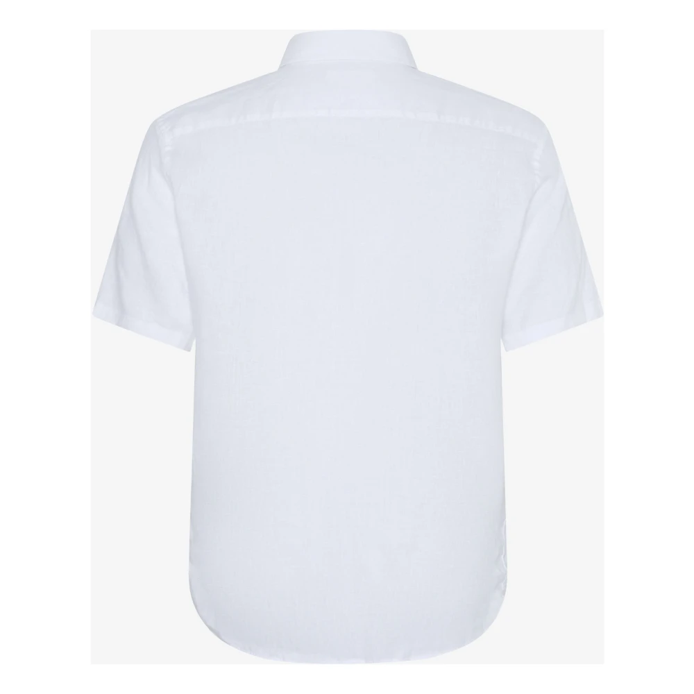 BRAX Heren Linnen Overhemd Style DAN White Heren