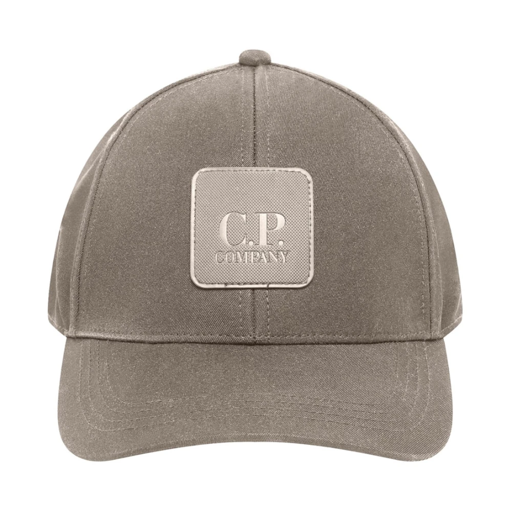 C.P. Company Metropolis Logo Baseball Cap Green Heren