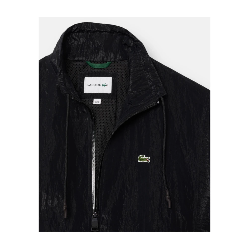 Lacoste Waterafstotende Sportsuit Jas Black Heren