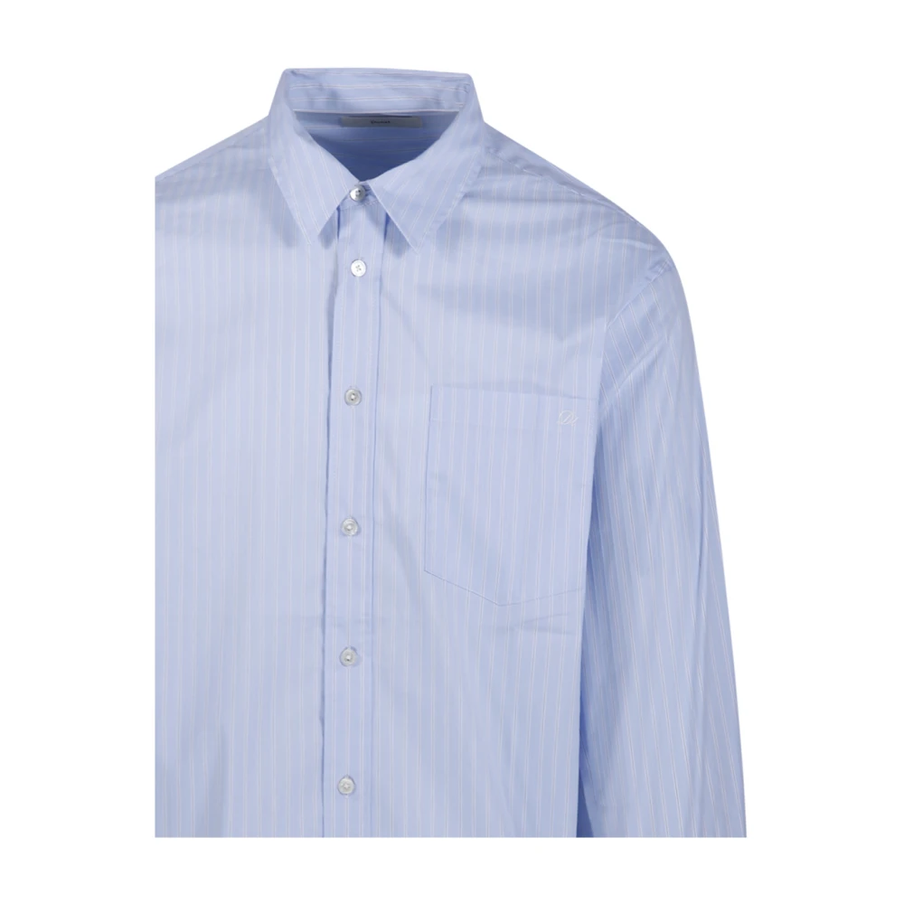 Dunst Skyblue Stripe Oversized Shirt Blue Heren