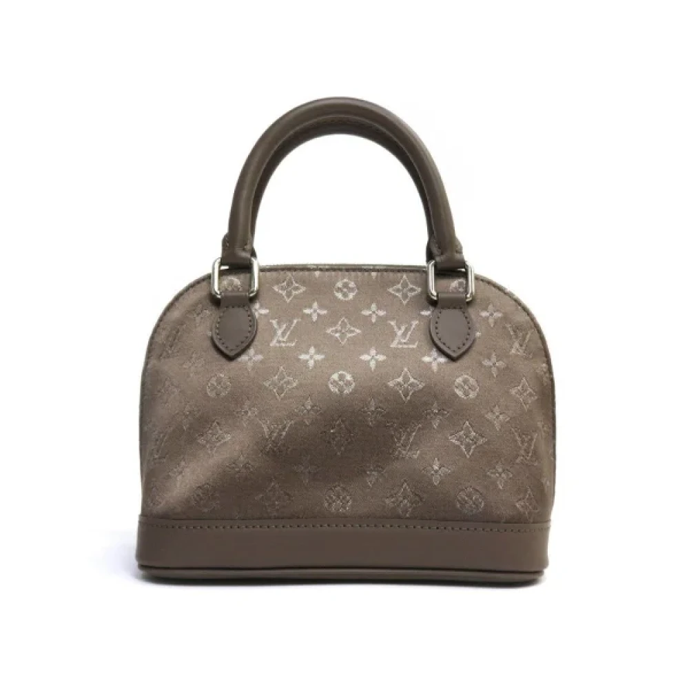 Louis Vuitton Vintage Pre-owned Fabric handbags Gray Dames