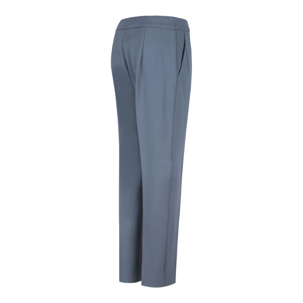 Max Mara Blauwe Pegno Broek Blue Dames