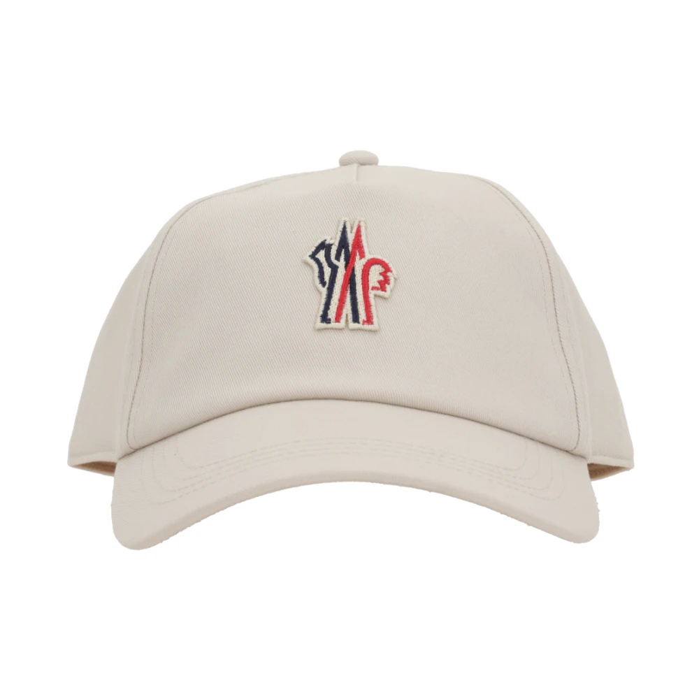 Moncler Beige Baseballpet met Logopatch Beige Heren