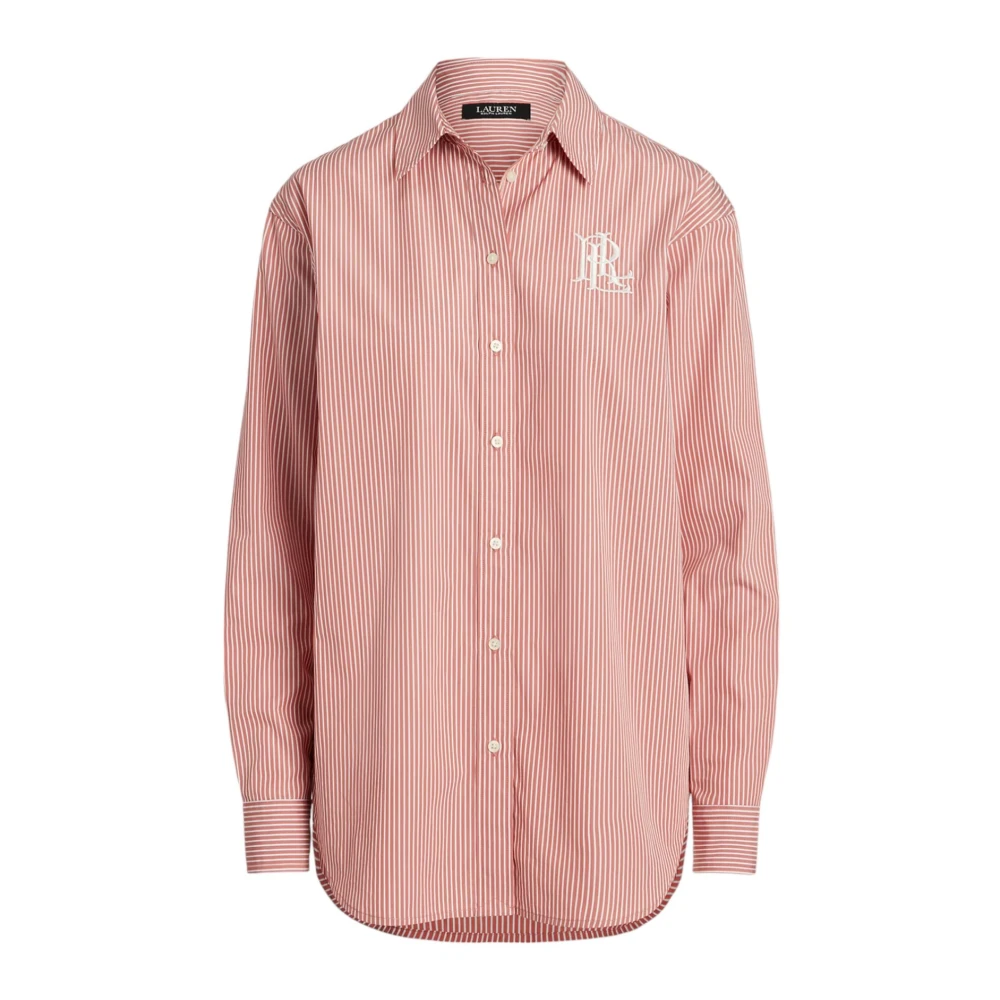 Ralph Lauren Lange mouwen overhemd Pink Dames