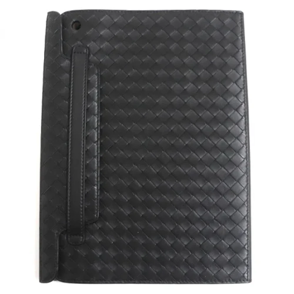Bottega Veneta Vintage Pre-owned Leather home-office Black Dames