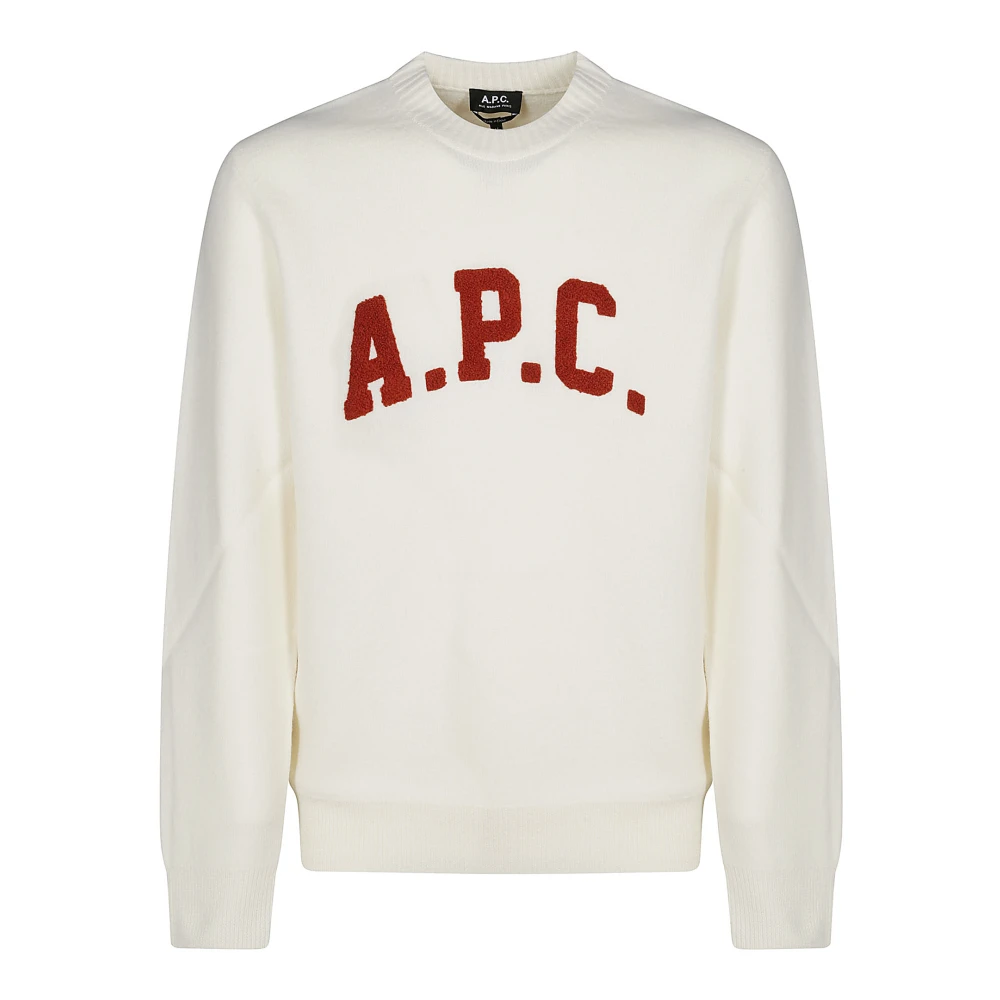 A.p.c. Trui met ronde hals Beige Heren