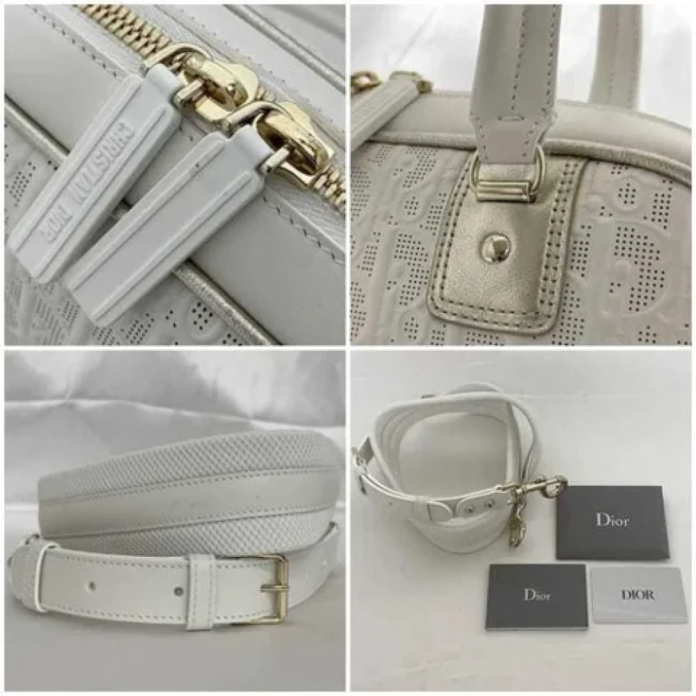 Dior Vintage Pre-owned Fabric dior-bags Gray Dames