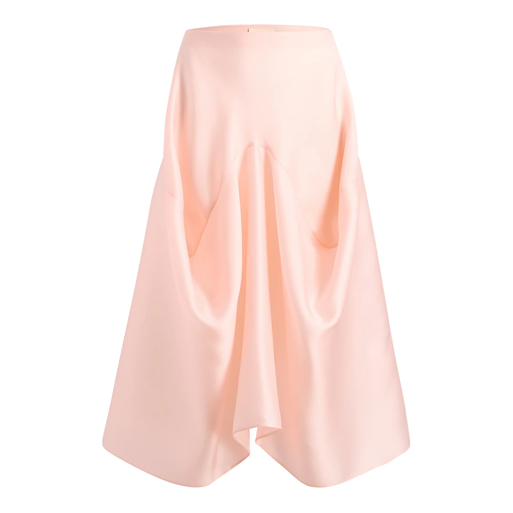 Khaite Roze Midi Rok Dameskleding Pink Dames