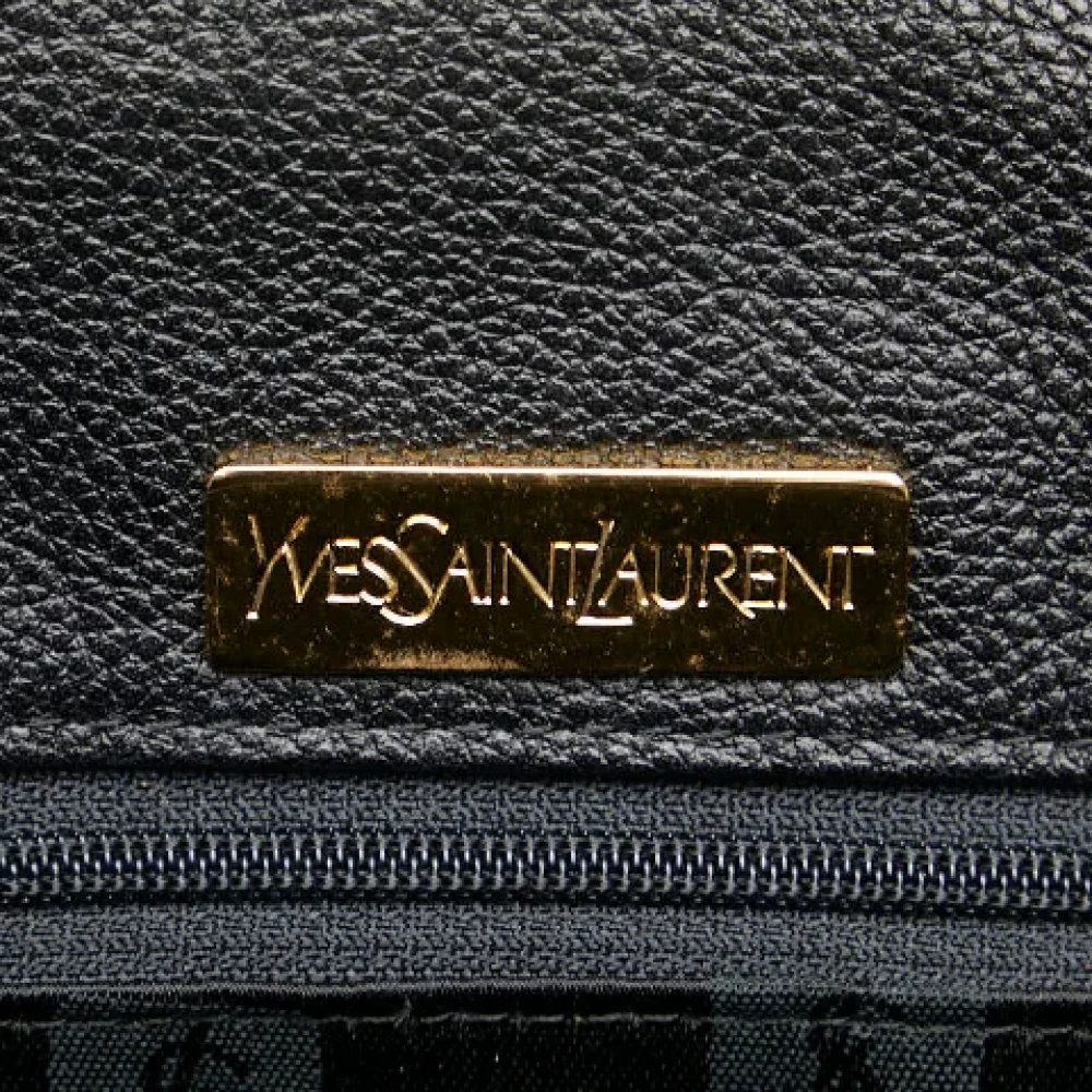 Yves Saint Laurent Vintage Pre-owned Leather handbags Black Dames