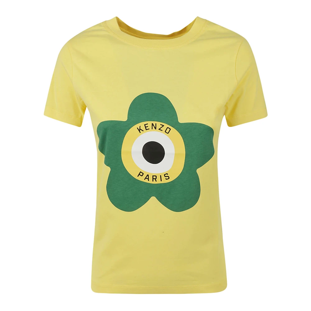 Kenzo Klassieke Gele T-shirt en Polo Yellow Dames