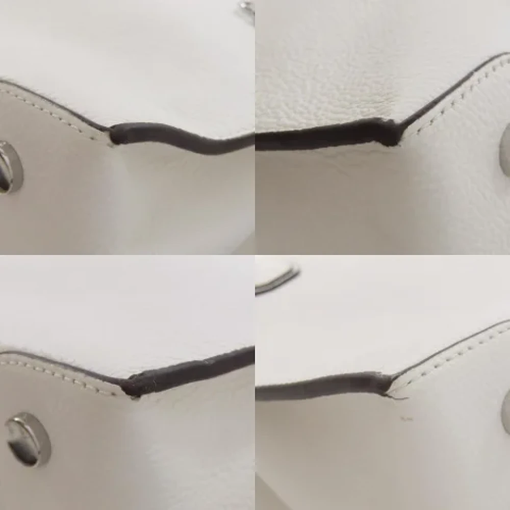 Michael Kors Pre-owned Leather shoulder-bags White Dames