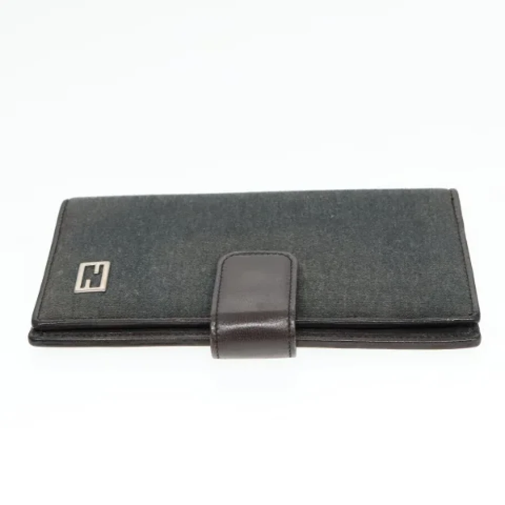 Fendi Vintage Pre-owned Nylon home-office Gray Dames