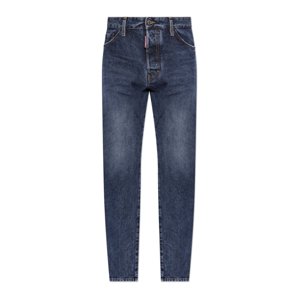 Dsquared2 Teddy Jeans - Male - Skinny Fit Jeans - Blue - L - Jeans