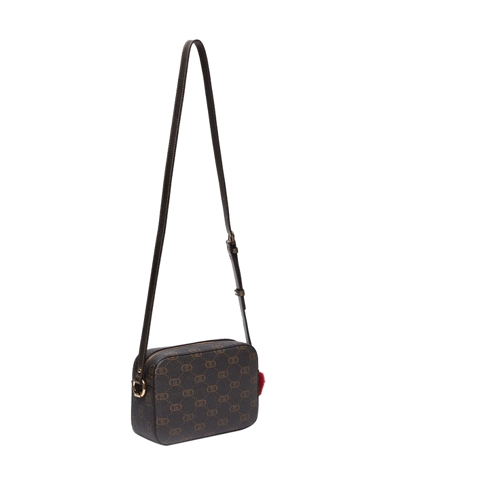 Liu Jo Bruine Schoudertas met Gouden Details Brown Dames